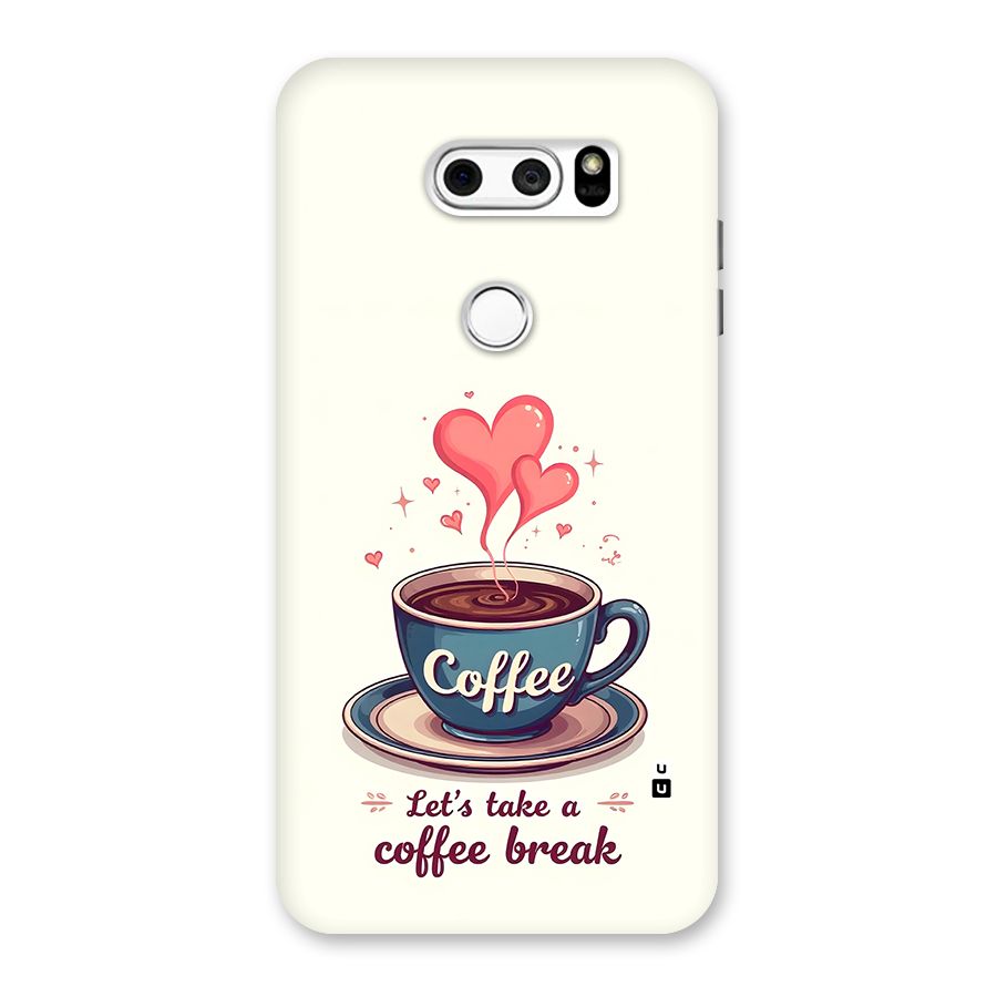 Love Coffee Break Back Case for LG V30