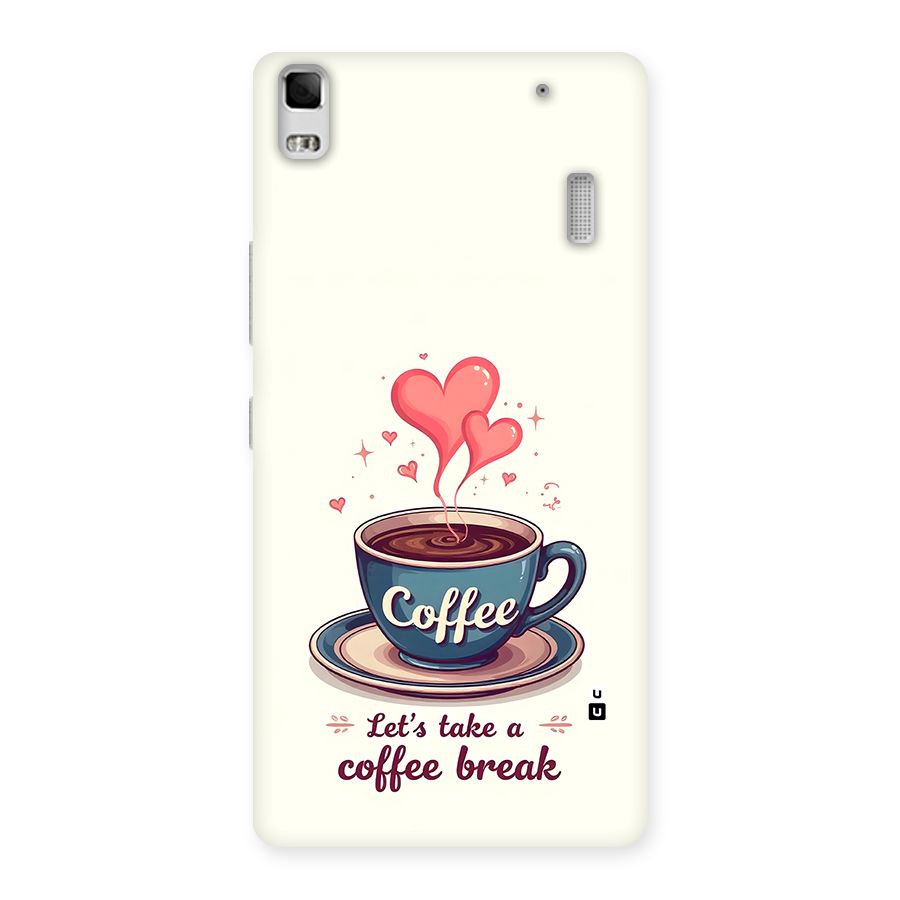 Love Coffee Break Back Case for Lenovo K3 Note