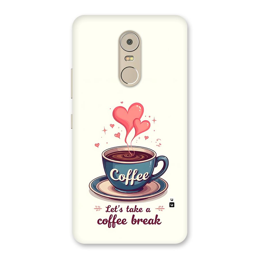 Love Coffee Break Back Case for Lenovo K6 Note