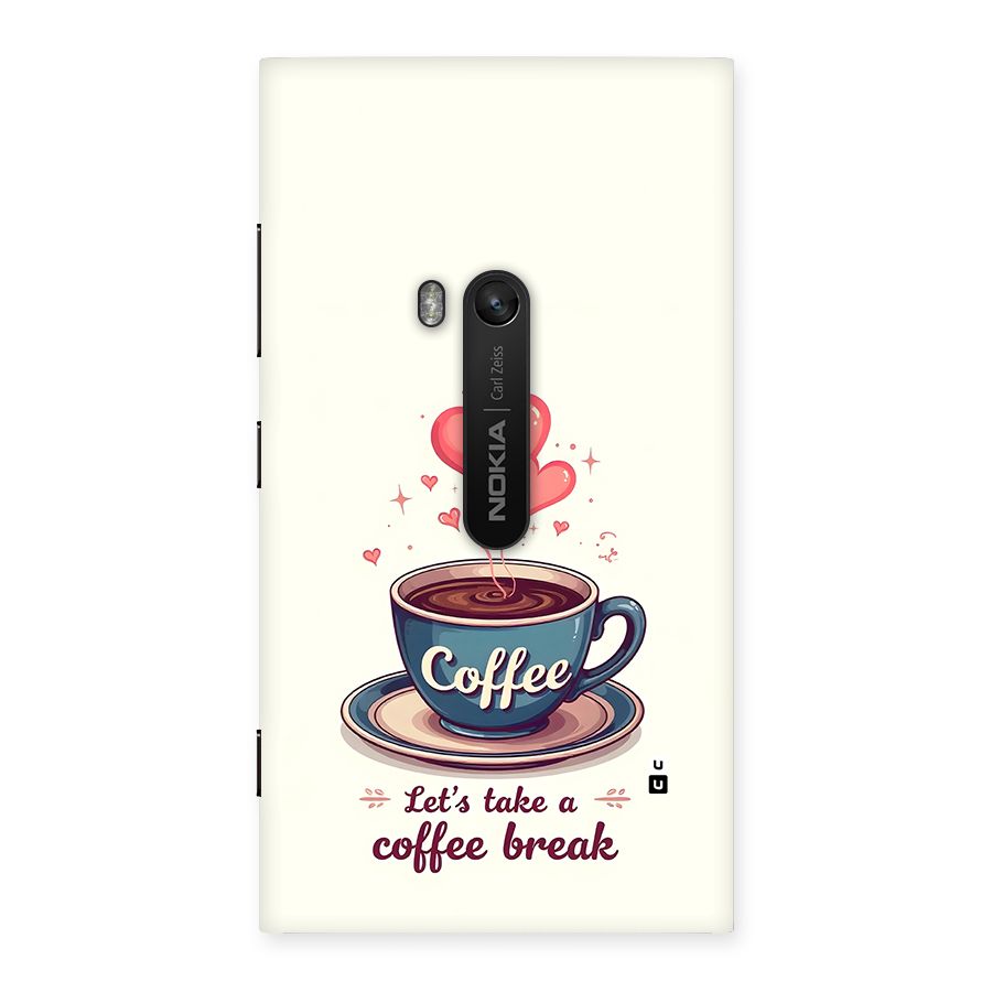 Love Coffee Break Back Case for Lumia 920
