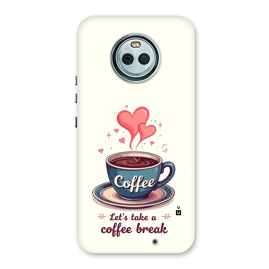 Love Coffee Break Back Case for Moto X4