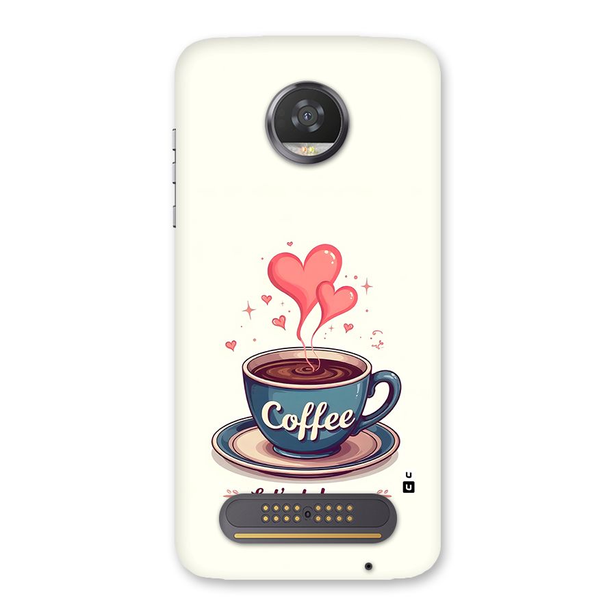 Love Coffee Break Back Case for Moto Z2 Play