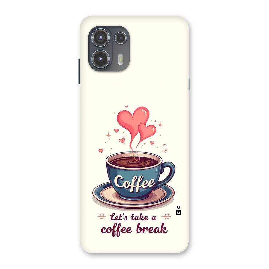 Love Coffee Break Back Case for Motorola Edge 20 Fusion
