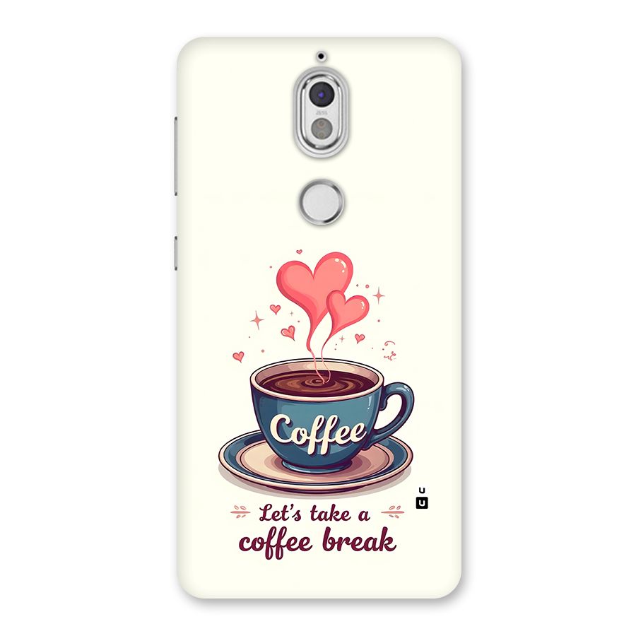Love Coffee Break Back Case for Nokia 7