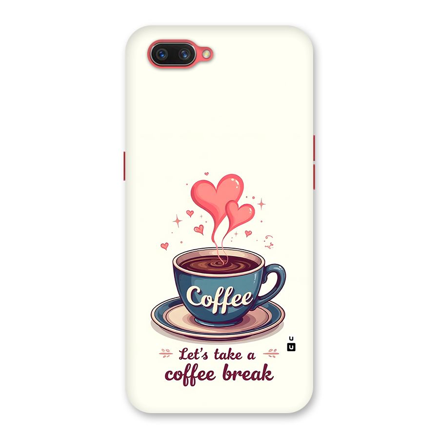 Love Coffee Break Back Case for Oppo A3s