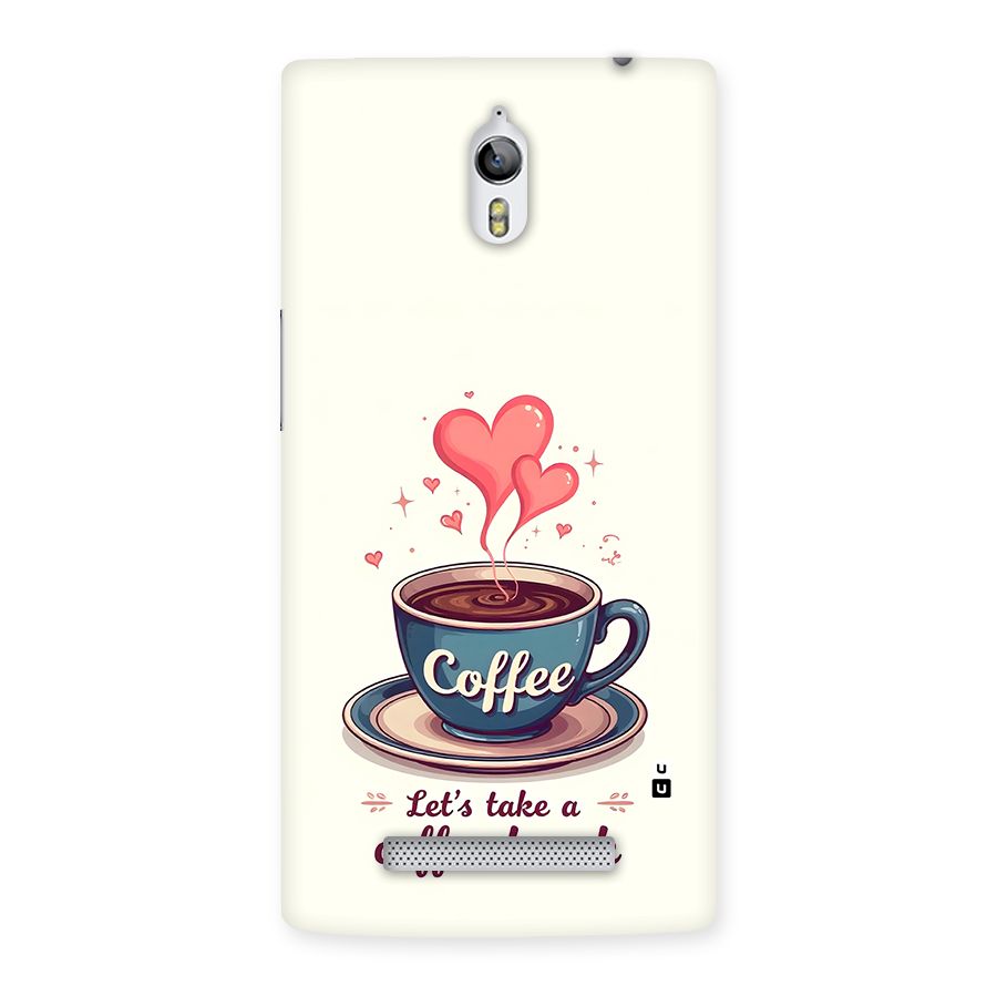 Love Coffee Break Back Case for Oppo Find 7