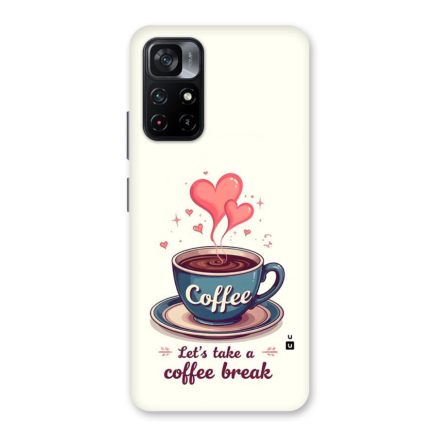 Love Coffee Break Back Case for Poco M4 Pro 5G