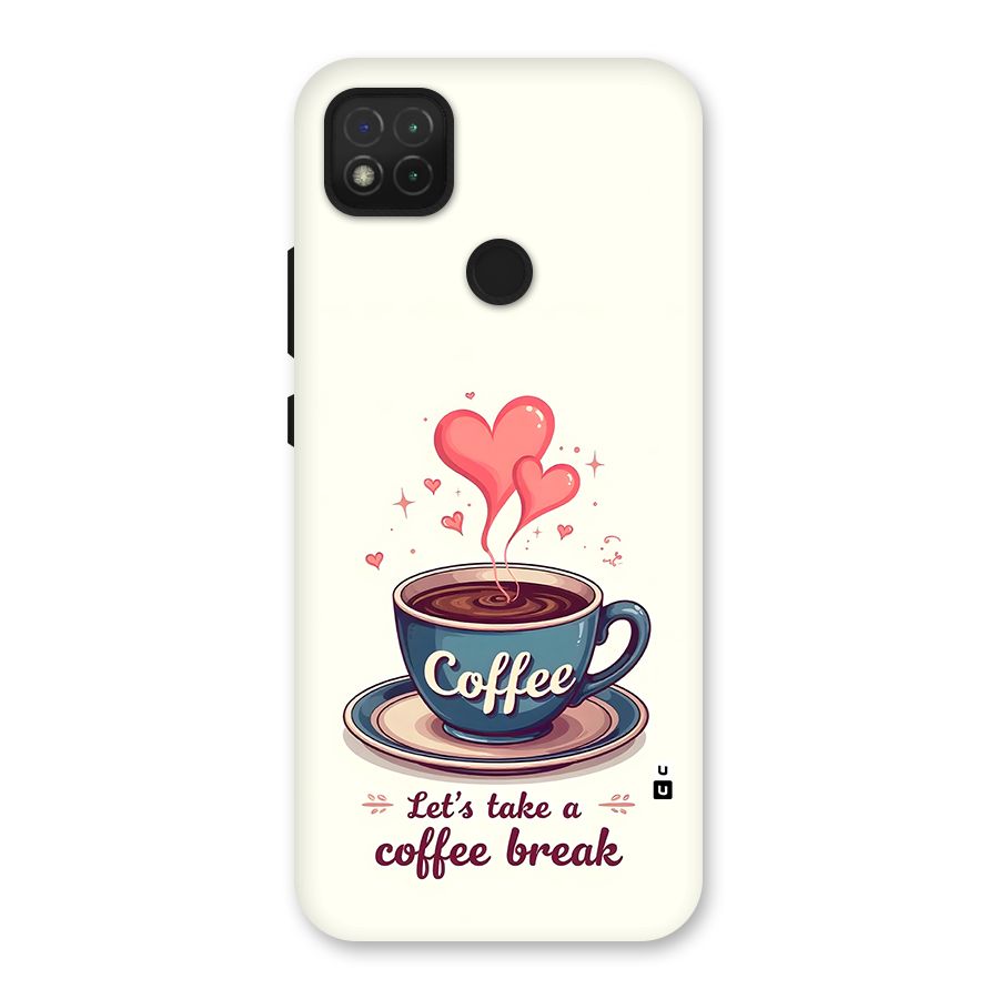 Love Coffee Break Back Case for Redmi 9 Activ