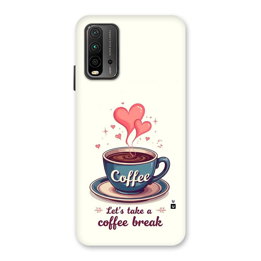Love Coffee Break Back Case for Redmi 9 Power
