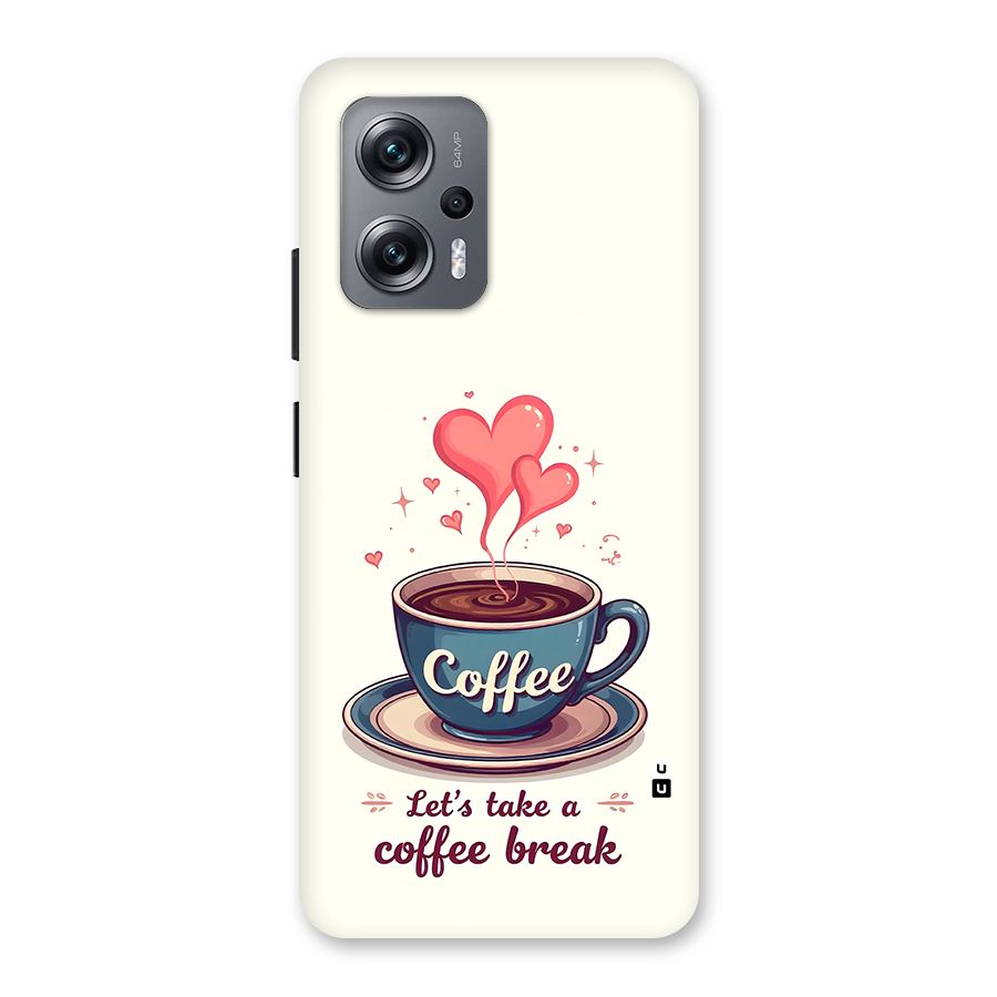 Love Coffee Break Back Case for Redmi K50i