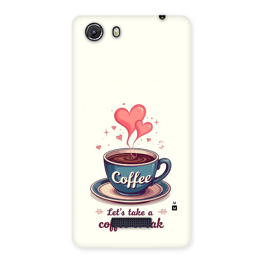 Love Coffee Break Back Case for Unite 3