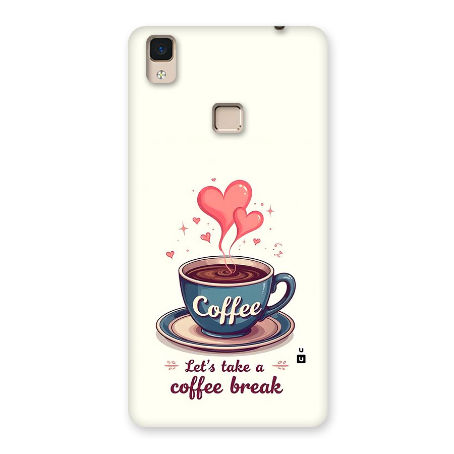 Love Coffee Break Back Case for V3 Max