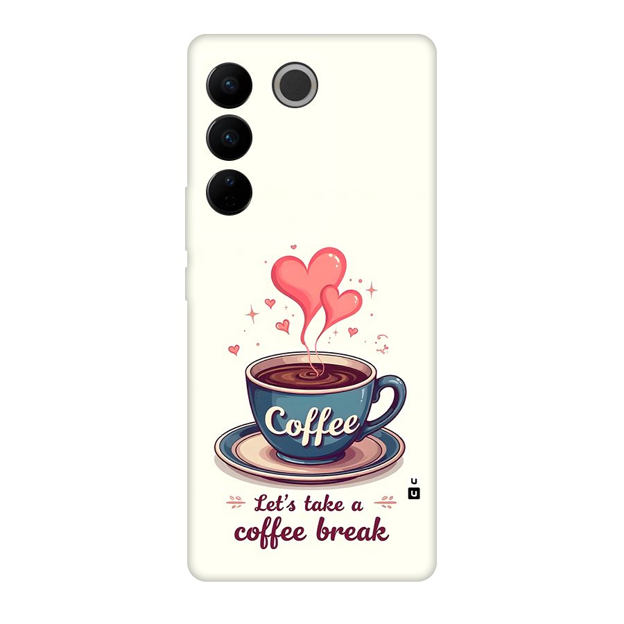 Love Coffee Break Back Case for Vivo V27