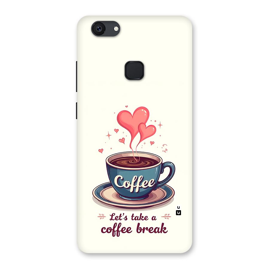 Love Coffee Break Back Case for Vivo V7 Plus
