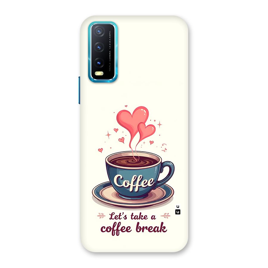 Love Coffee Break Back Case for Vivo Y20A