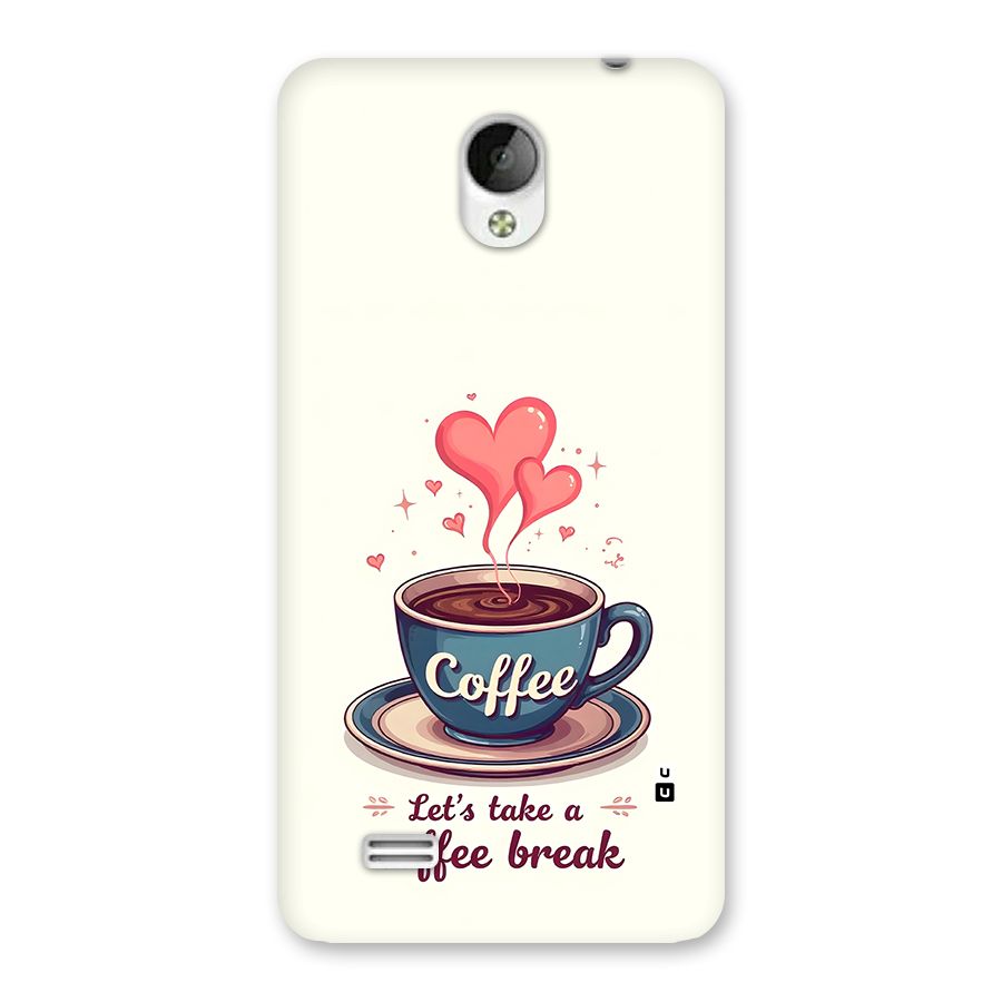 Love Coffee Break Back Case for Vivo Y21
