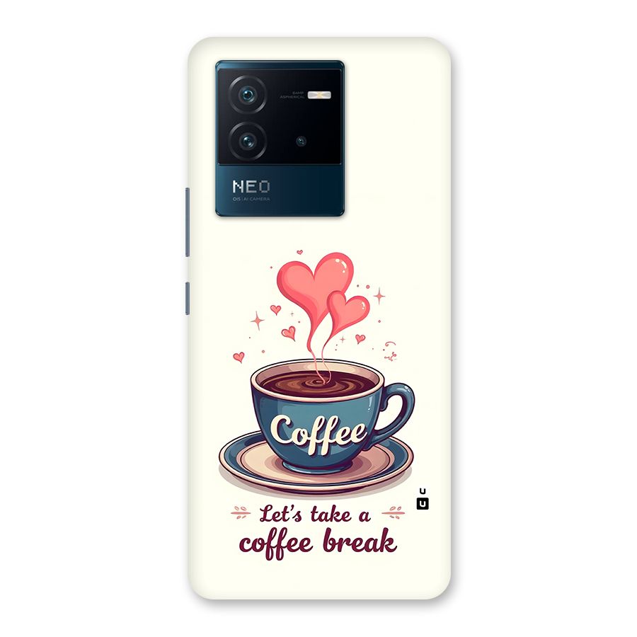 Love Coffee Break Back Case for Vivo iQOO Neo 6 5G