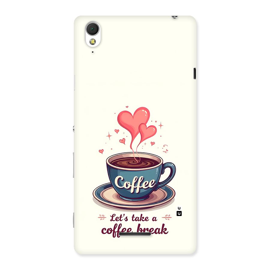 Love Coffee Break Back Case for Xperia T3