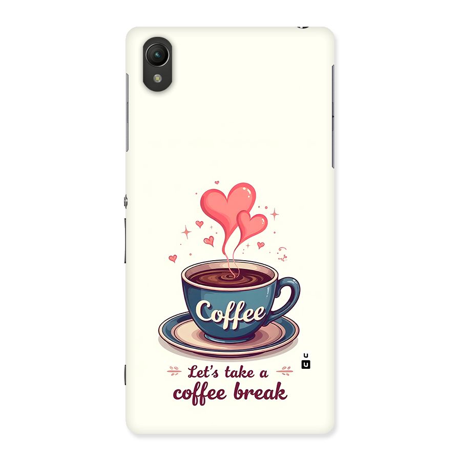 Love Coffee Break Back Case for Xperia Z2
