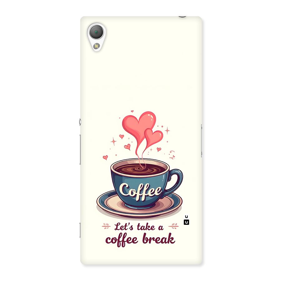 Love Coffee Break Back Case for Xperia Z3