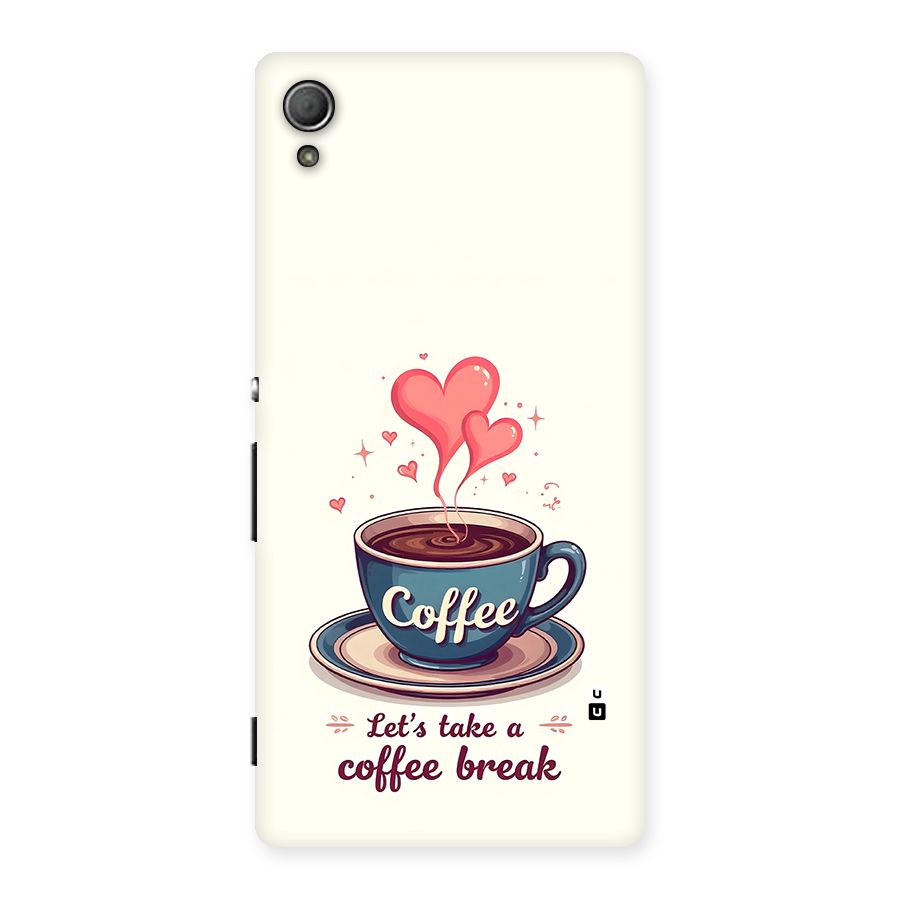 Love Coffee Break Back Case for Xperia Z4