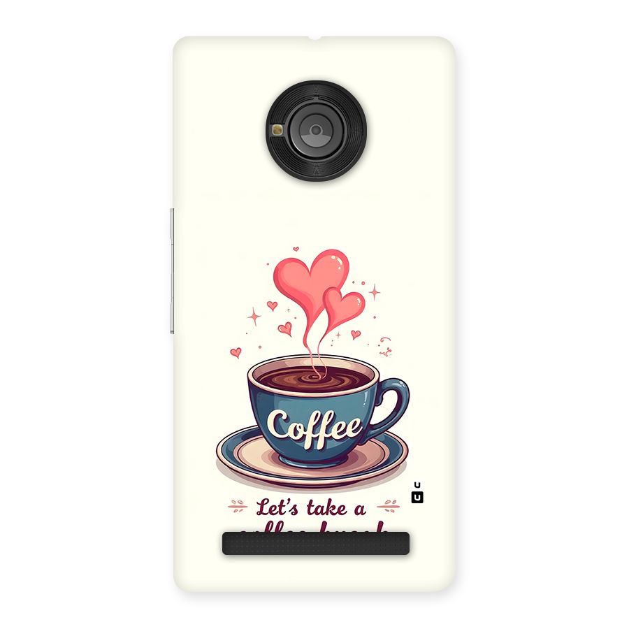 Love Coffee Break Back Case for Yuphoria