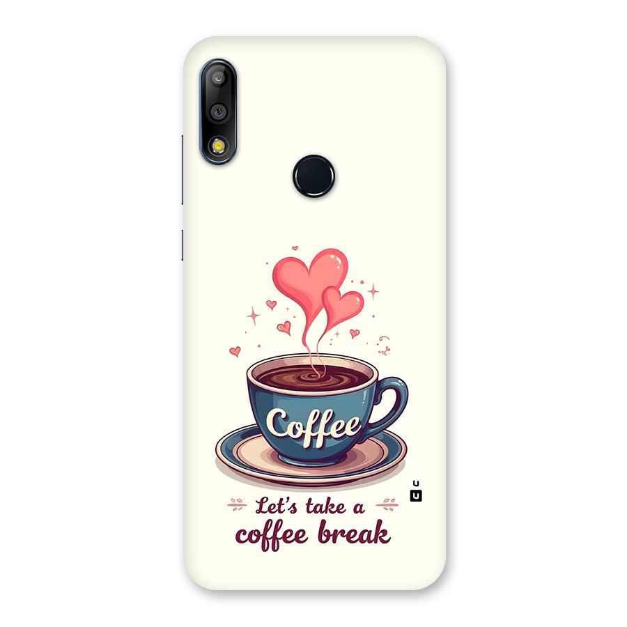 Love Coffee Break Back Case for Zenfone Max Pro M2