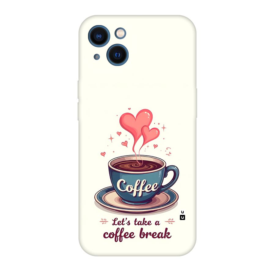 Love Coffee Break Back Case for iPhone 13