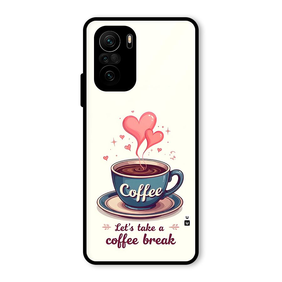 Love Coffee Break Glass Back Case for Mi 11X Pro
