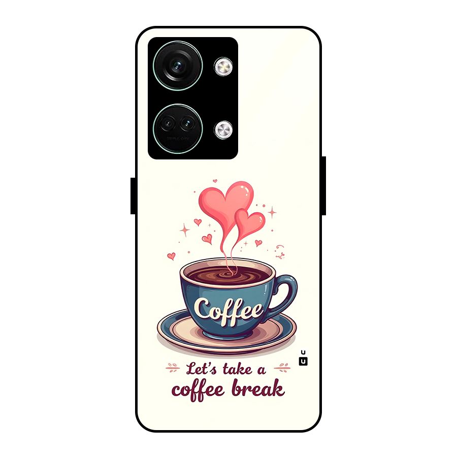 Love Coffee Break Glass Back Case for Oneplus Nord 3