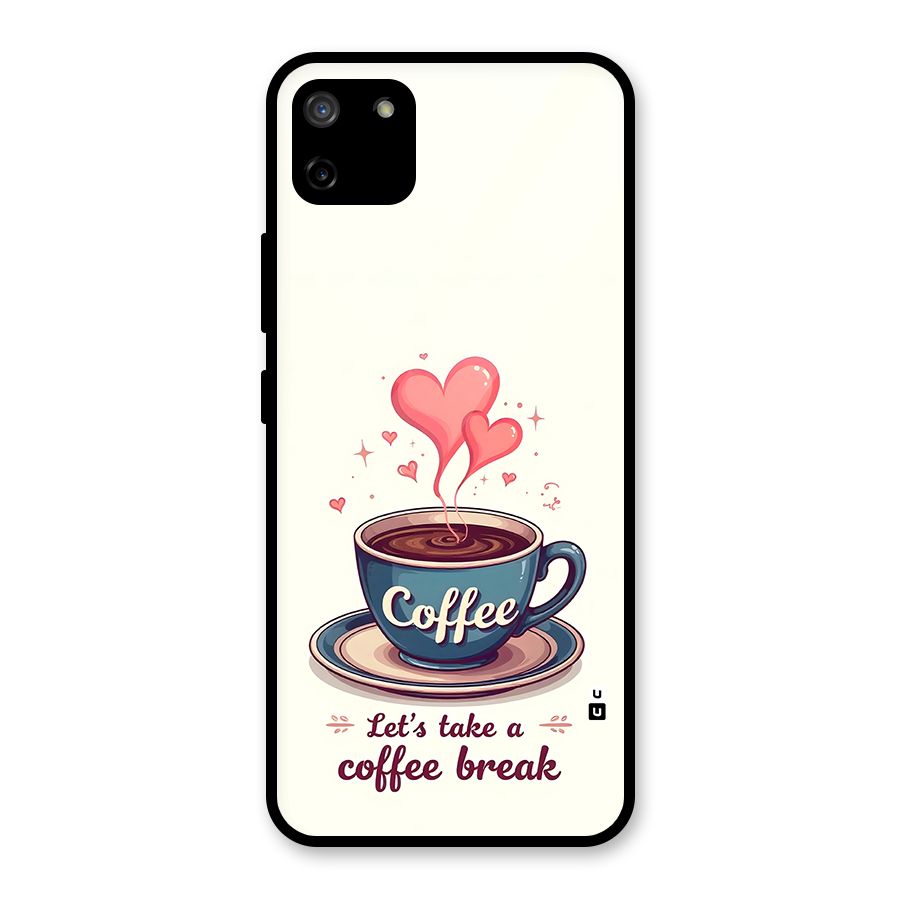 Love Coffee Break Glass Back Case for Realme C11