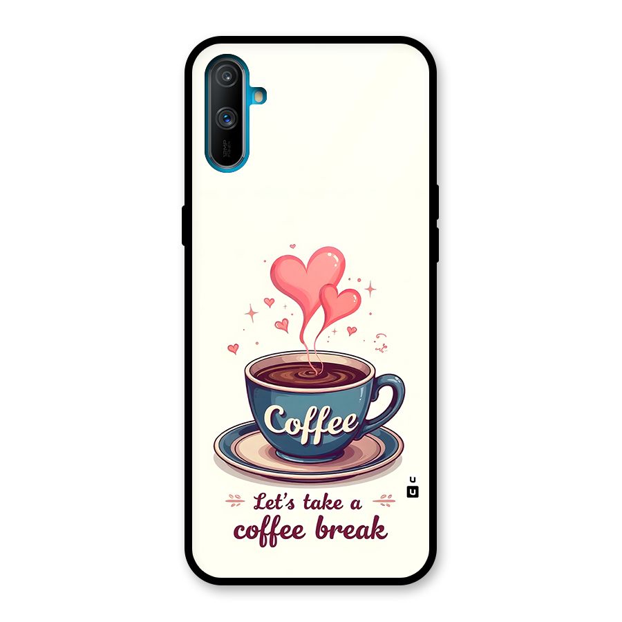 Love Coffee Break Glass Back Case for Realme C3