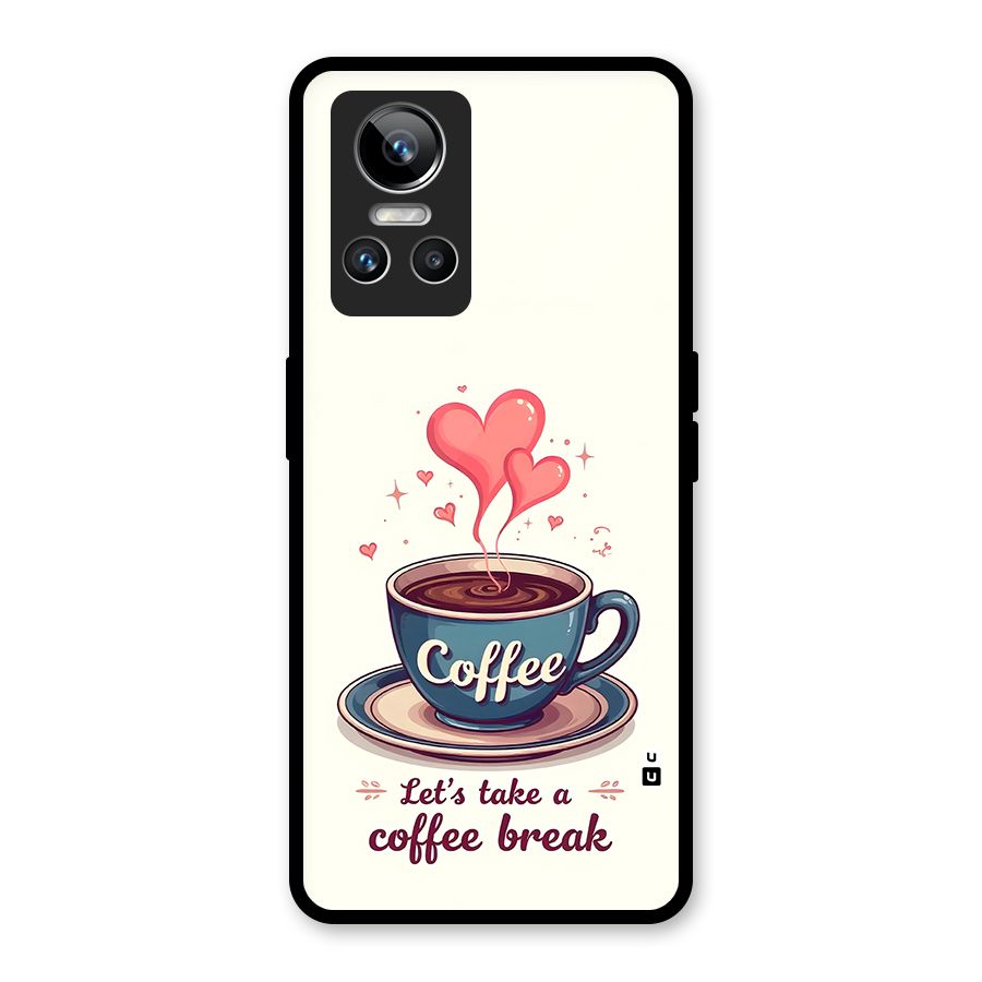 Love Coffee Break Glass Back Case for Realme GT Neo 3