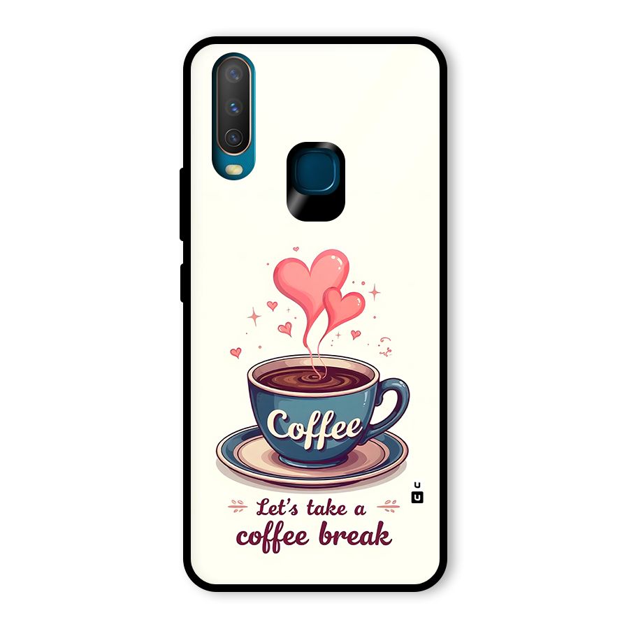 Love Coffee Break Glass Back Case for Vivo Y15