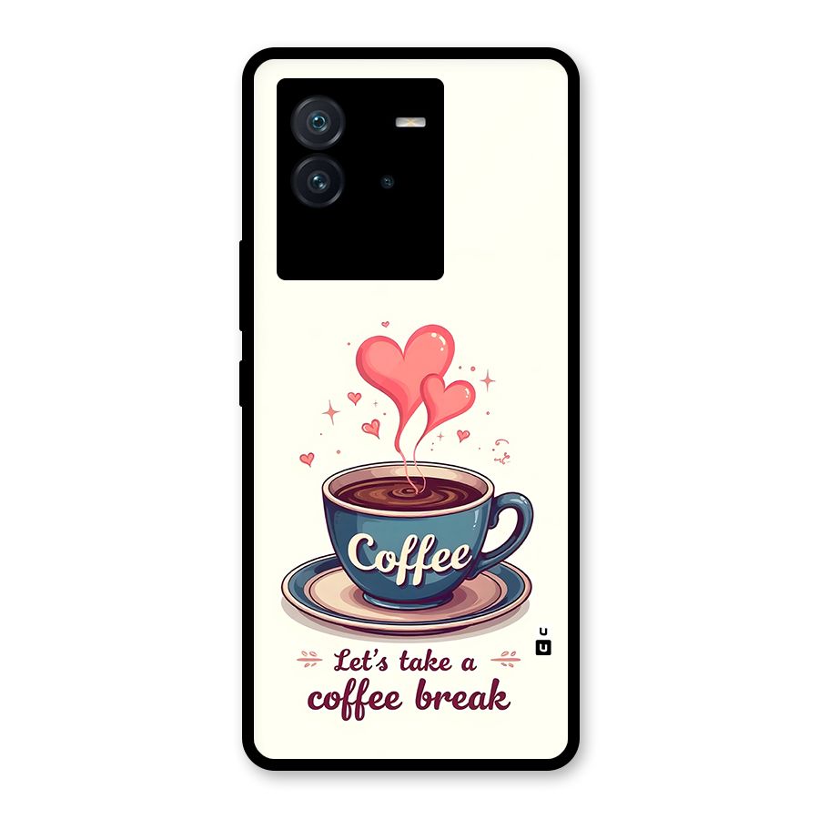 Love Coffee Break Glass Back Case for Vivo iQOO Neo 6 5G
