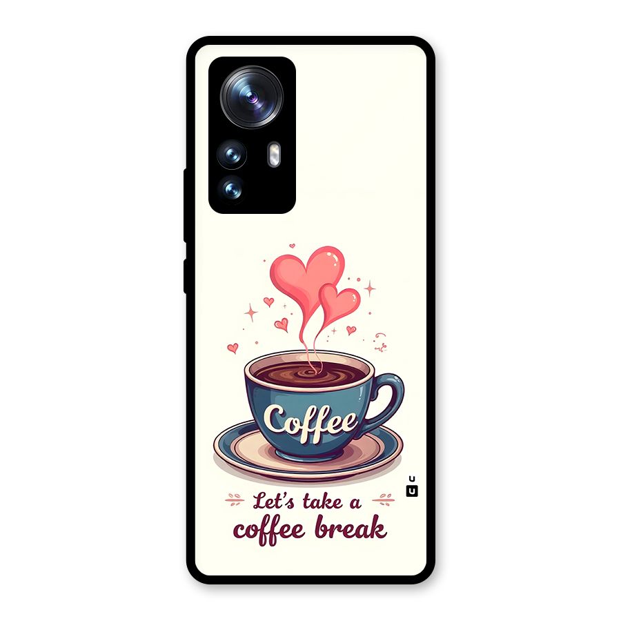 Love Coffee Break Glass Back Case for Xiaomi 12 Pro