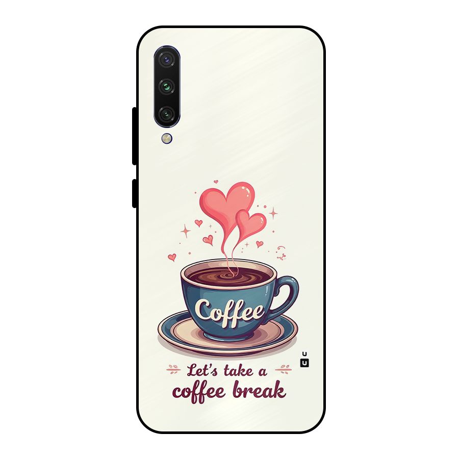 Love Coffee Break Metal Back Case for Mi A3