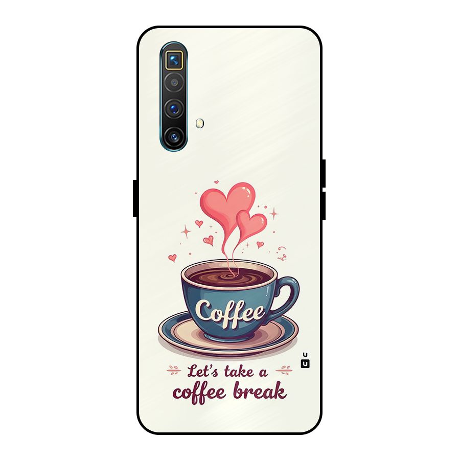 Love Coffee Break Metal Back Case for Realme X3