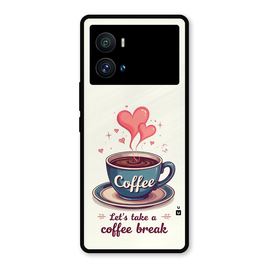 Love Coffee Break Metal Back Case for iQOO 9 Pro