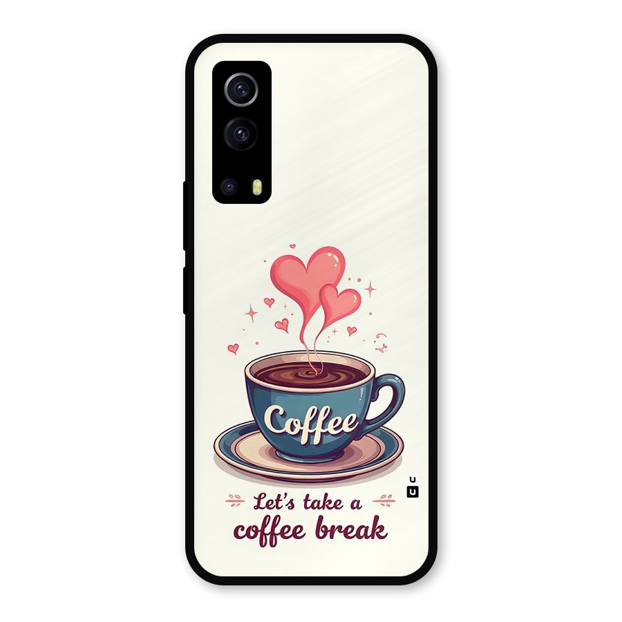Love Coffee Break Metal Back Case for iQOO Z3