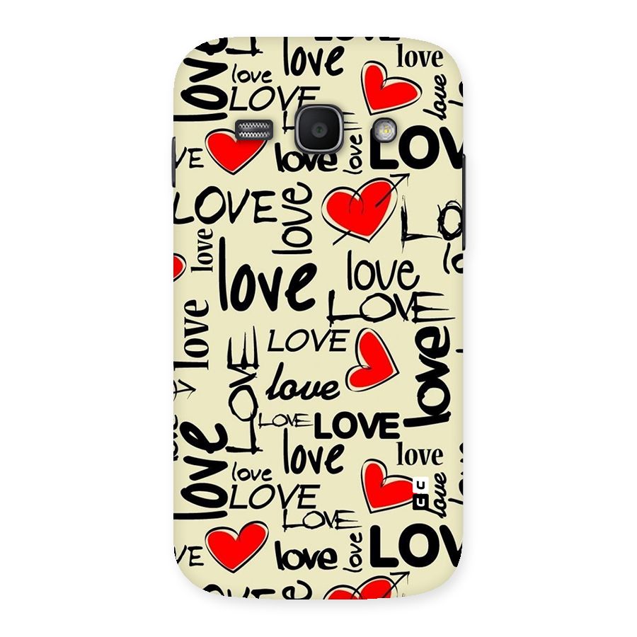 Love Hearts Pattern Back Case for Galaxy Ace 3