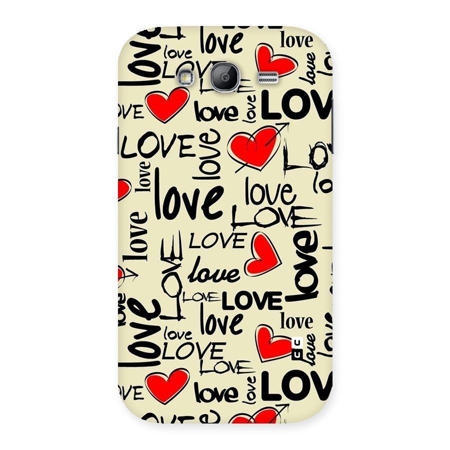Love Hearts Pattern Back Case for Galaxy Grand Neo Plus