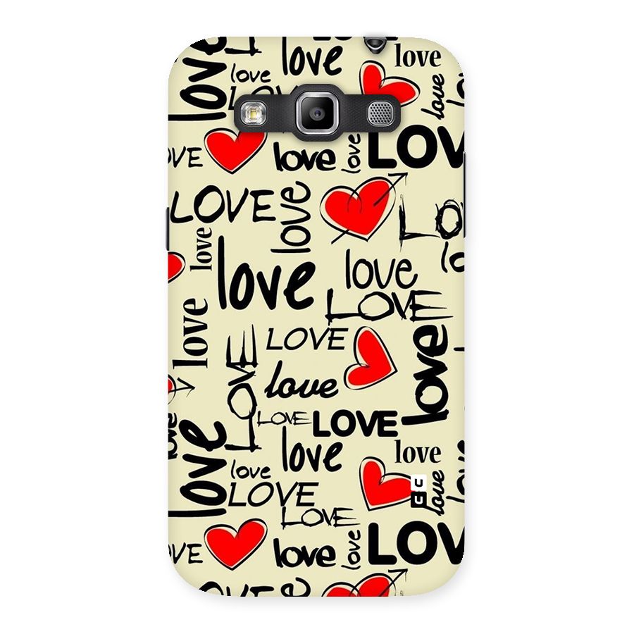 Love Hearts Pattern Back Case for Galaxy Grand Quattro