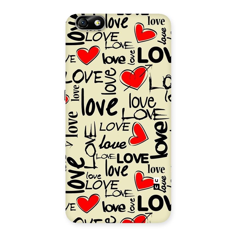 Love Hearts Pattern Back Case for Honor 4X