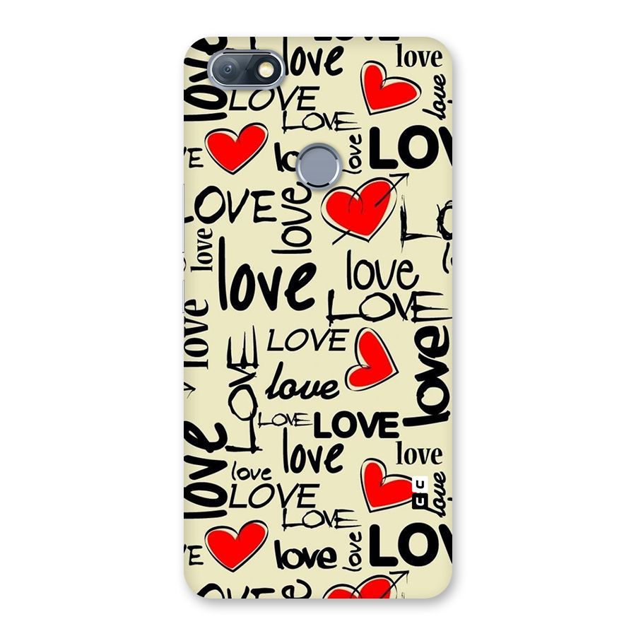 Love Hearts Pattern Back Case for Infinix Note 5