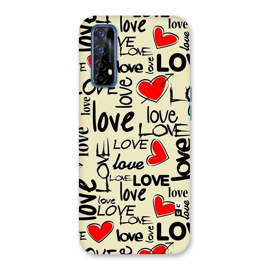 Love Hearts Pattern Back Case for Realme Narzo 20 Pro
