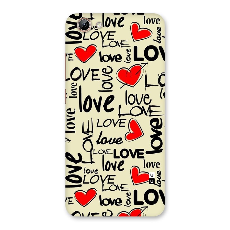 Love Hearts Pattern Back Case for Vivo Y71i