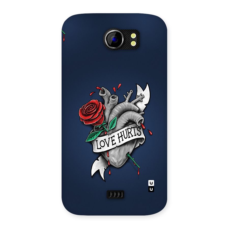 Love Hurts Back Case for Canvas 2 A110