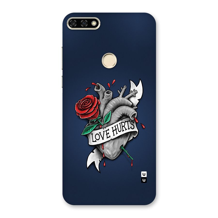 Love Hurts Back Case for Honor 7A