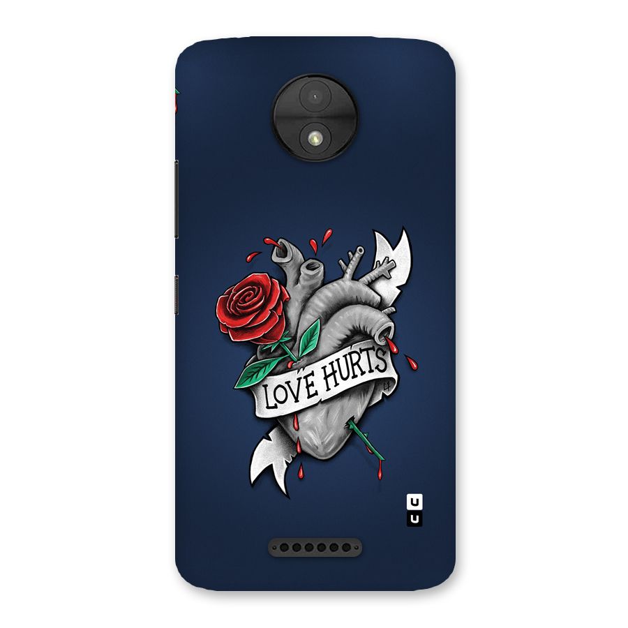 Love Hurts Back Case for Moto C
